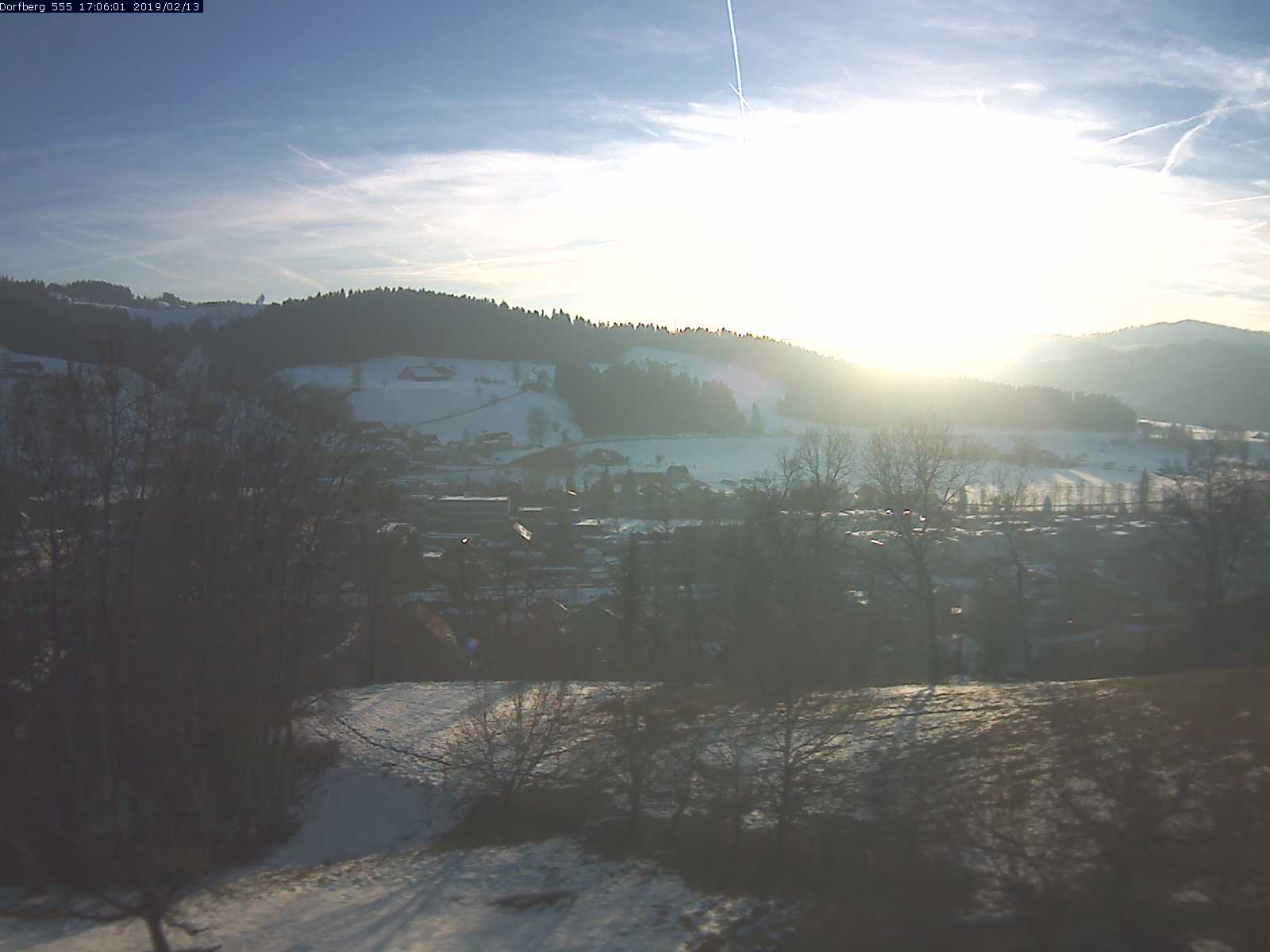Webcam-Bild: Aussicht vom Dorfberg in Langnau 20190213-170601