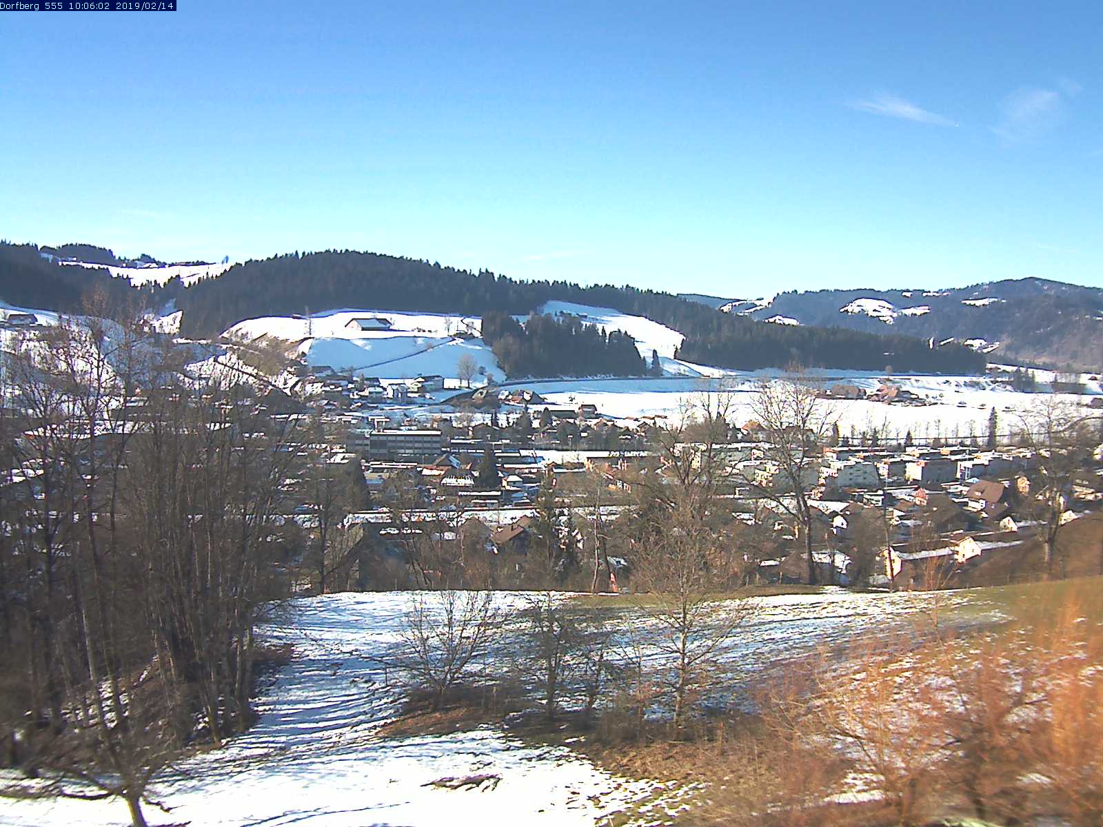 Webcam-Bild: Aussicht vom Dorfberg in Langnau 20190214-100601