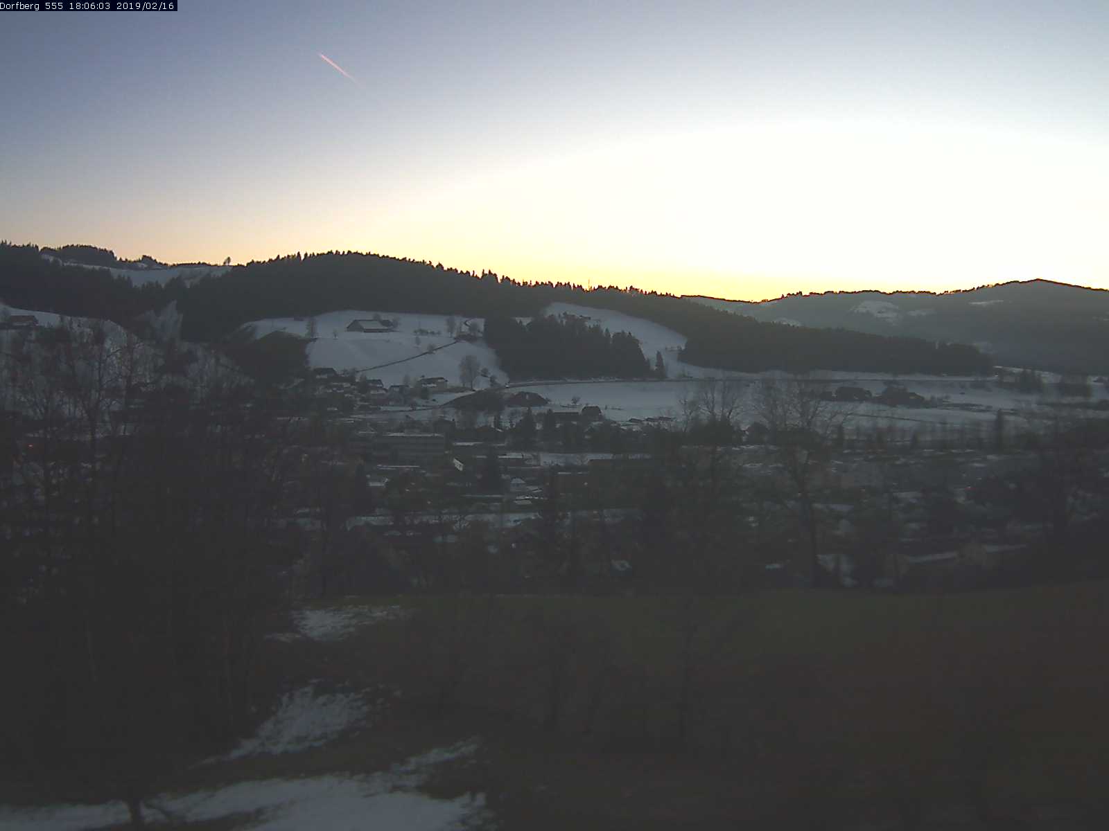 Webcam-Bild: Aussicht vom Dorfberg in Langnau 20190216-180601
