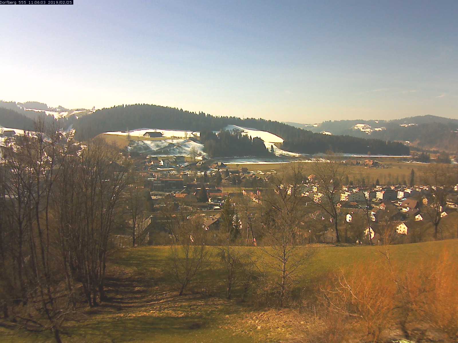 Webcam-Bild: Aussicht vom Dorfberg in Langnau 20190225-110601