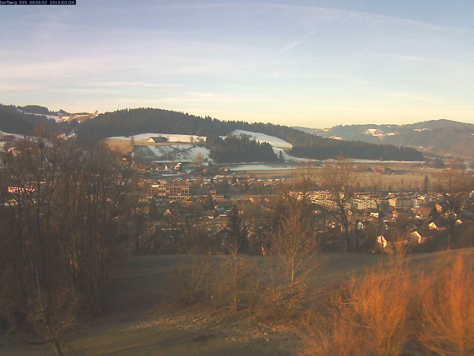 Webcam-Bild: Aussicht vom Dorfberg in Langnau 20190226-080601