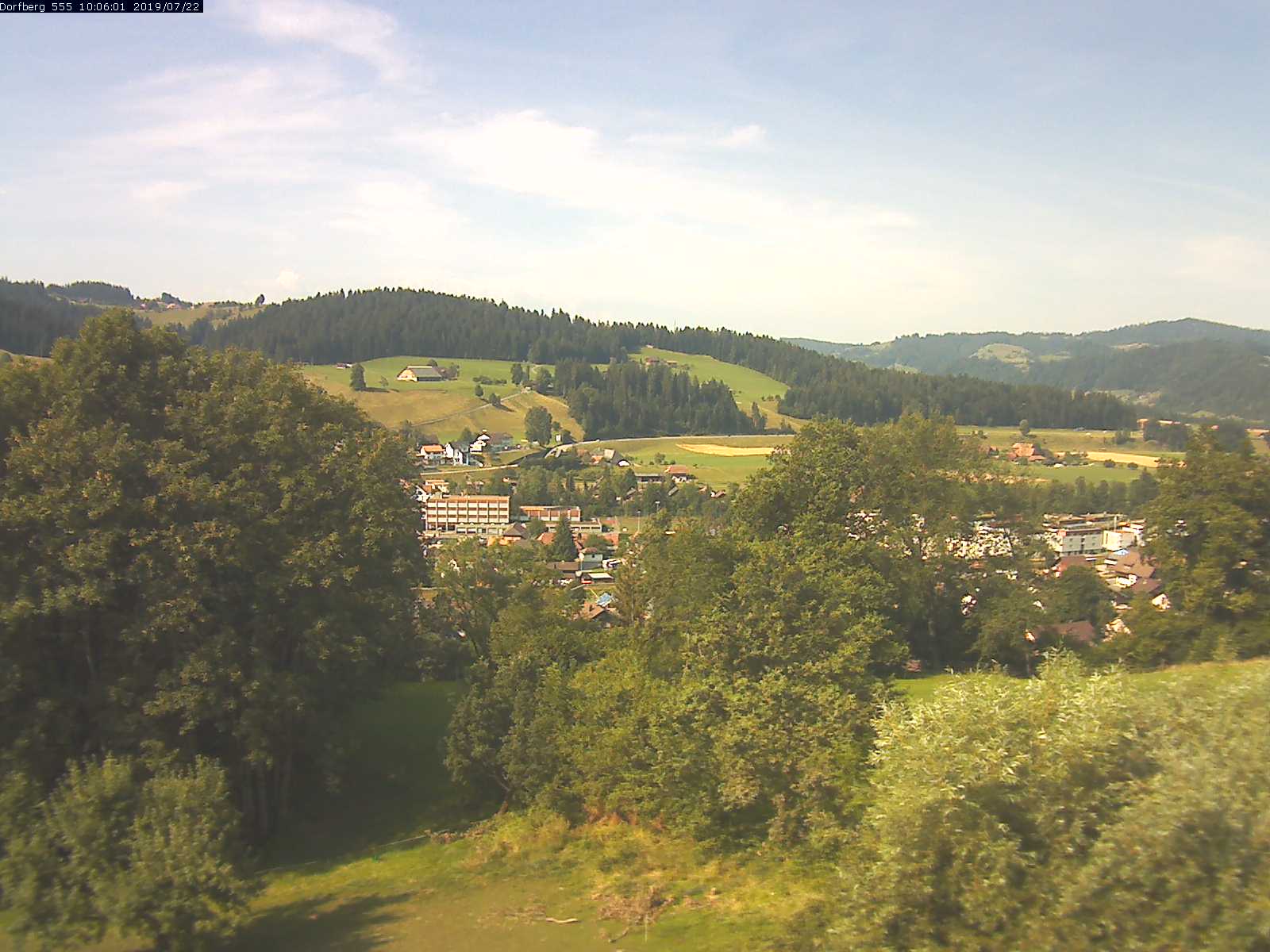 Webcam-Bild: Aussicht vom Dorfberg in Langnau 20190722-100601