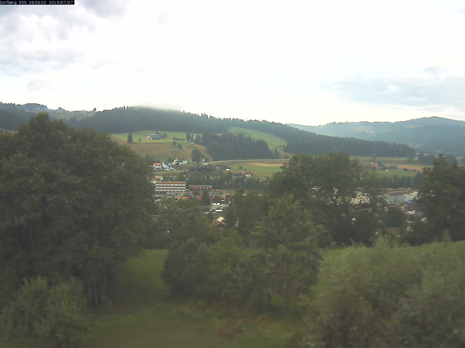 Webcam-Bild: Aussicht vom Dorfberg in Langnau 20190727-080601
