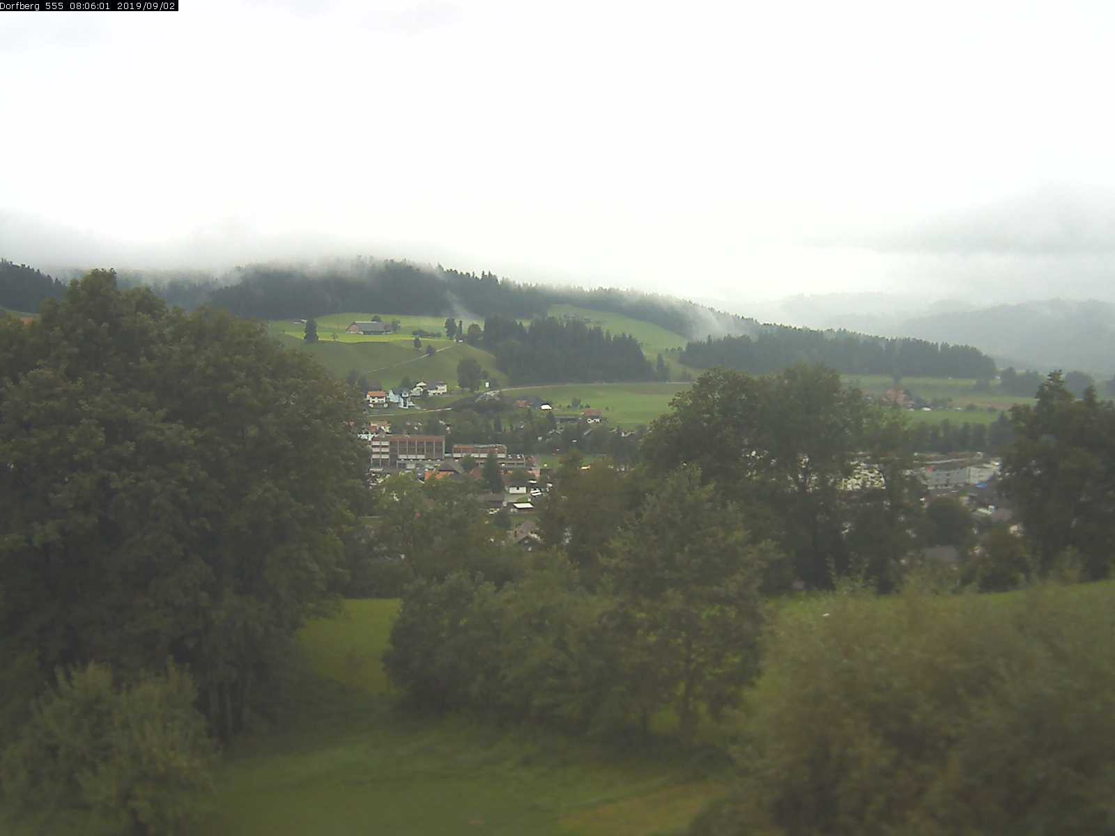 Webcam-Bild: Aussicht vom Dorfberg in Langnau 20190902-080601