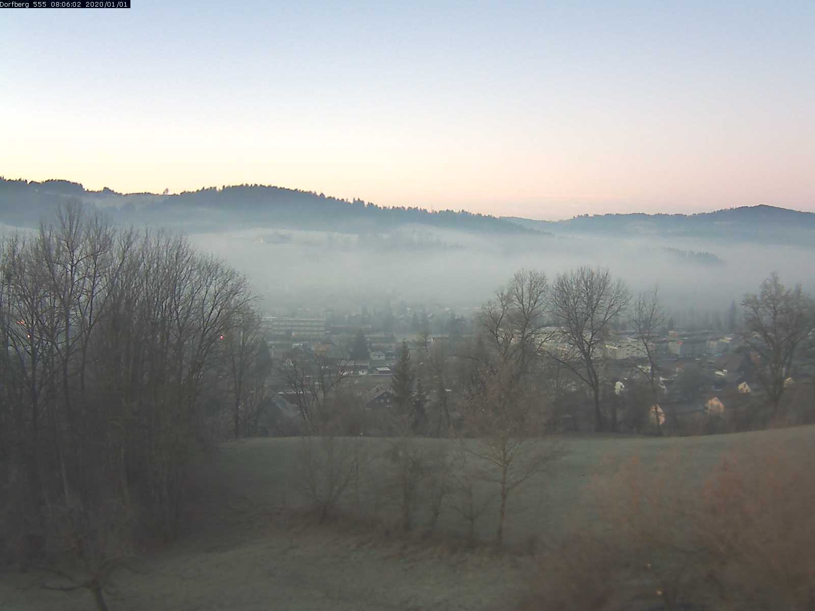 Webcam-Bild: Aussicht vom Dorfberg in Langnau 20200101-080601