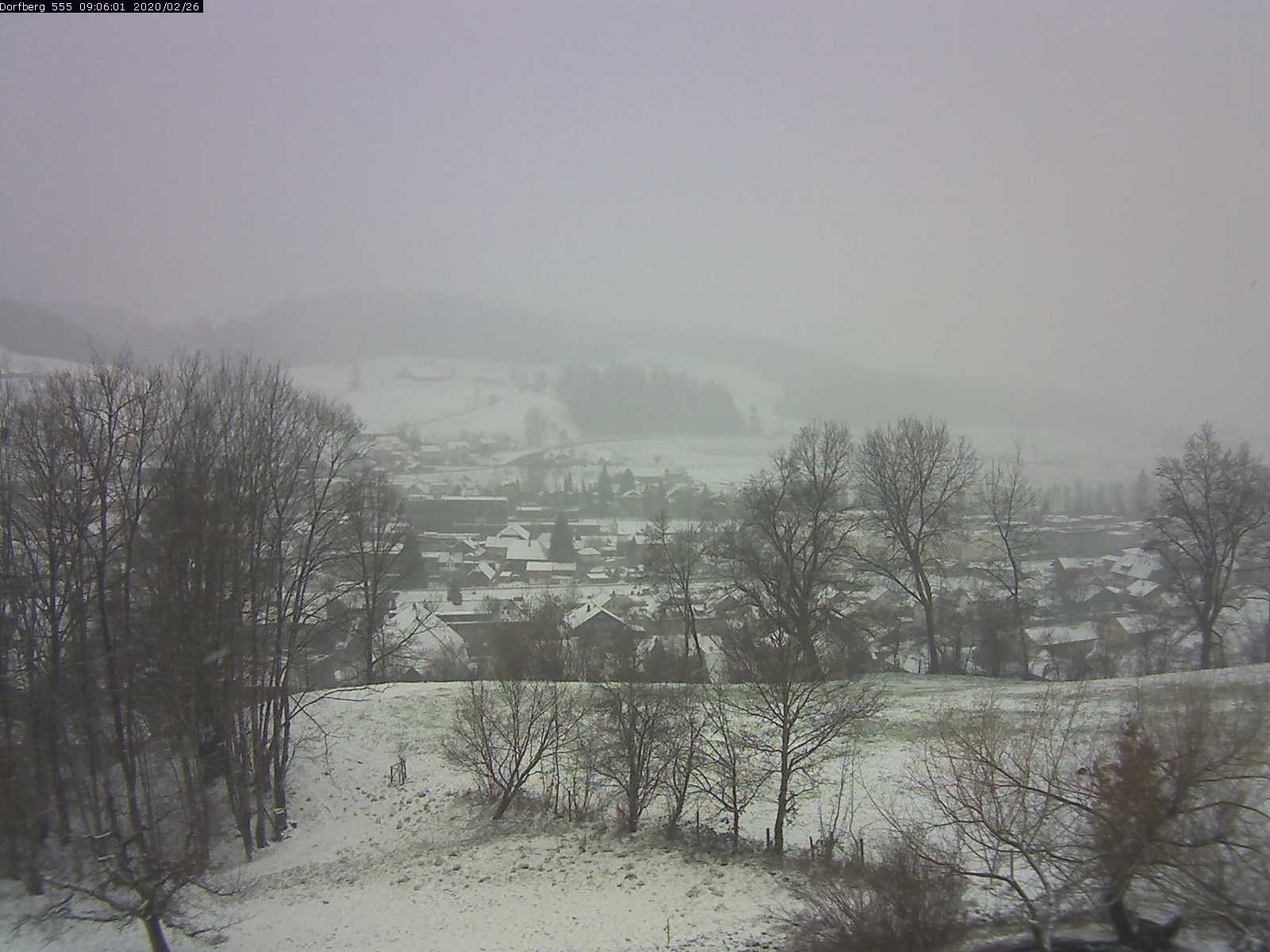 Webcam-Bild: Aussicht vom Dorfberg in Langnau 20200226-090601