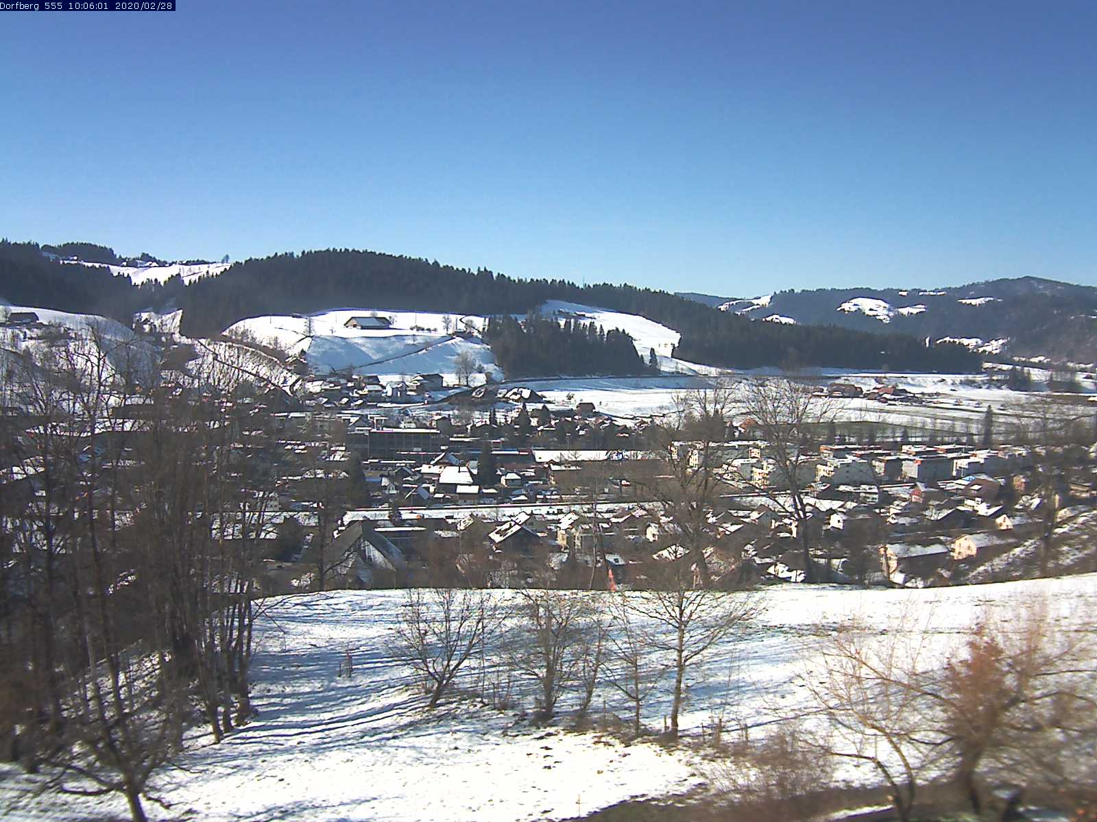 Webcam-Bild: Aussicht vom Dorfberg in Langnau 20200228-100601