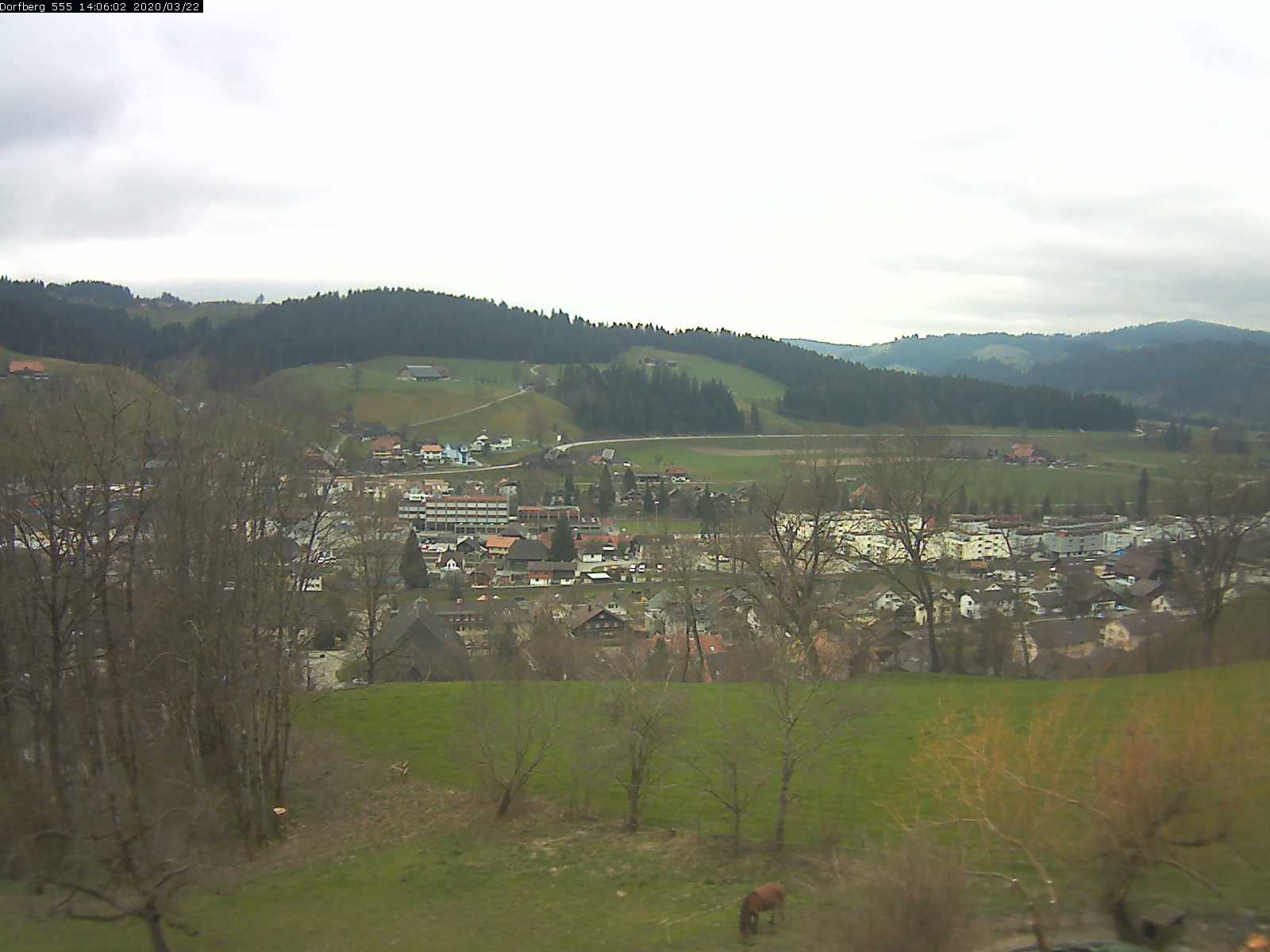 Webcam-Bild: Aussicht vom Dorfberg in Langnau 20200322-140601