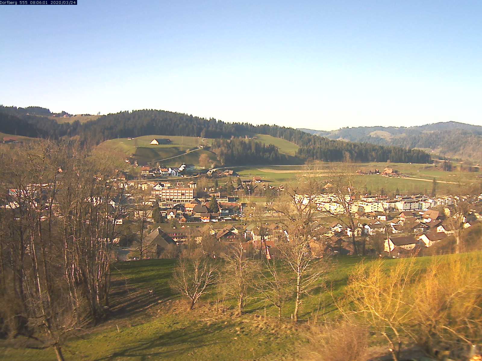 Webcam-Bild: Aussicht vom Dorfberg in Langnau 20200324-080601