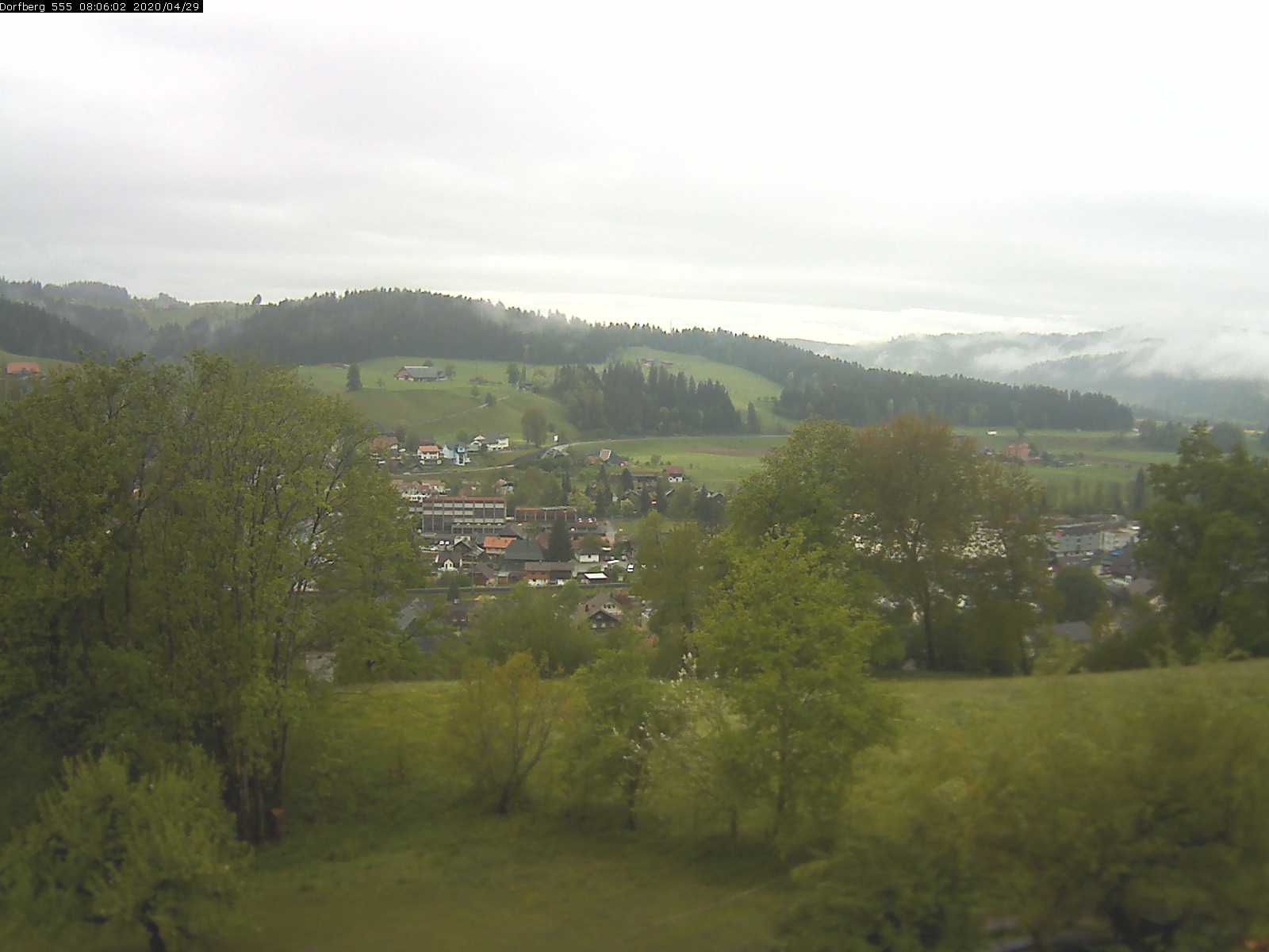 Webcam-Bild: Aussicht vom Dorfberg in Langnau 20200429-080601