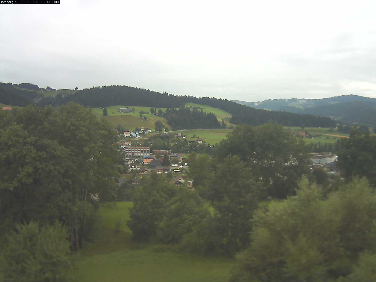Webcam-Bild: Aussicht vom Dorfberg in Langnau 20200703-080601