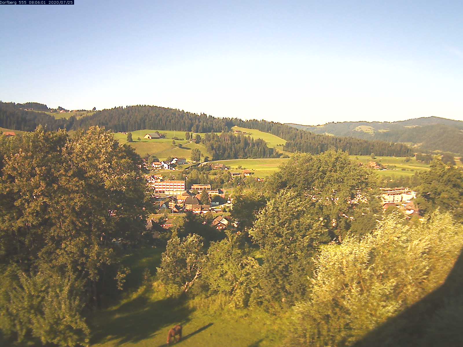 Webcam-Bild: Aussicht vom Dorfberg in Langnau 20200725-080601