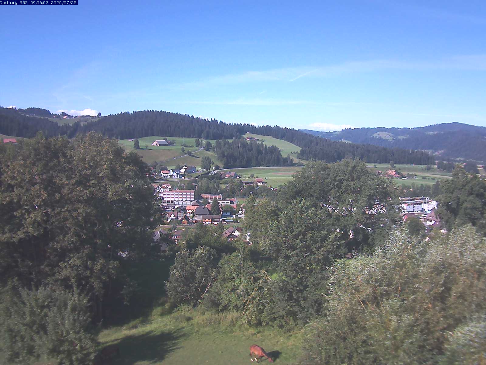 Webcam-Bild: Aussicht vom Dorfberg in Langnau 20200725-090601