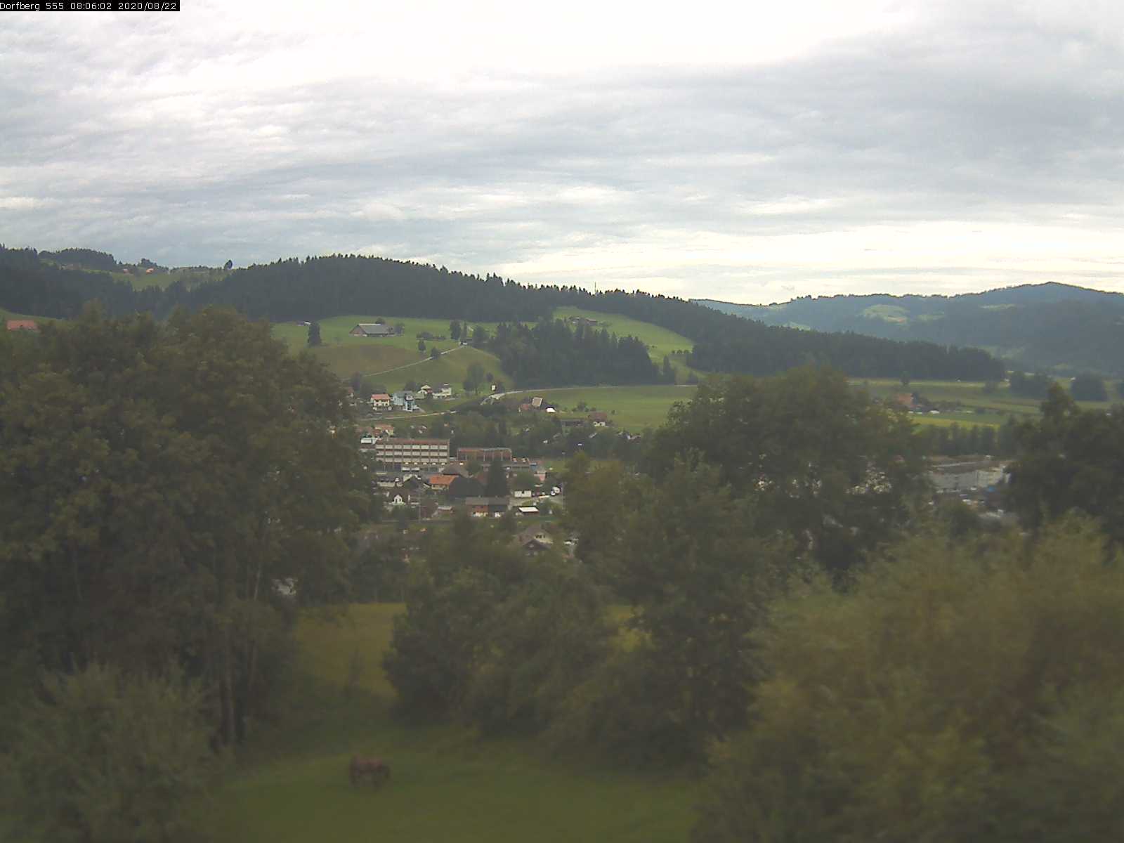 Webcam-Bild: Aussicht vom Dorfberg in Langnau 20200822-080601