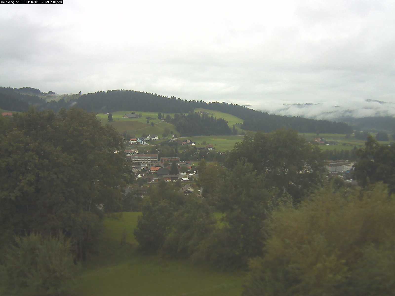 Webcam-Bild: Aussicht vom Dorfberg in Langnau 20200829-080601