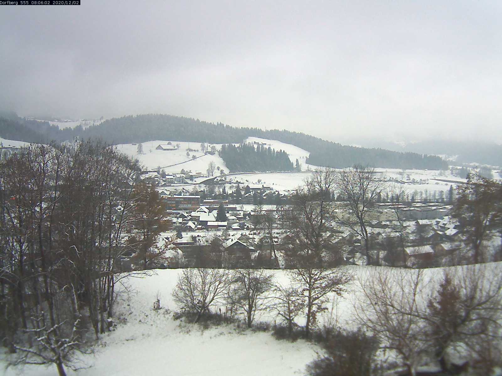 Webcam-Bild: Aussicht vom Dorfberg in Langnau 20201202-080601