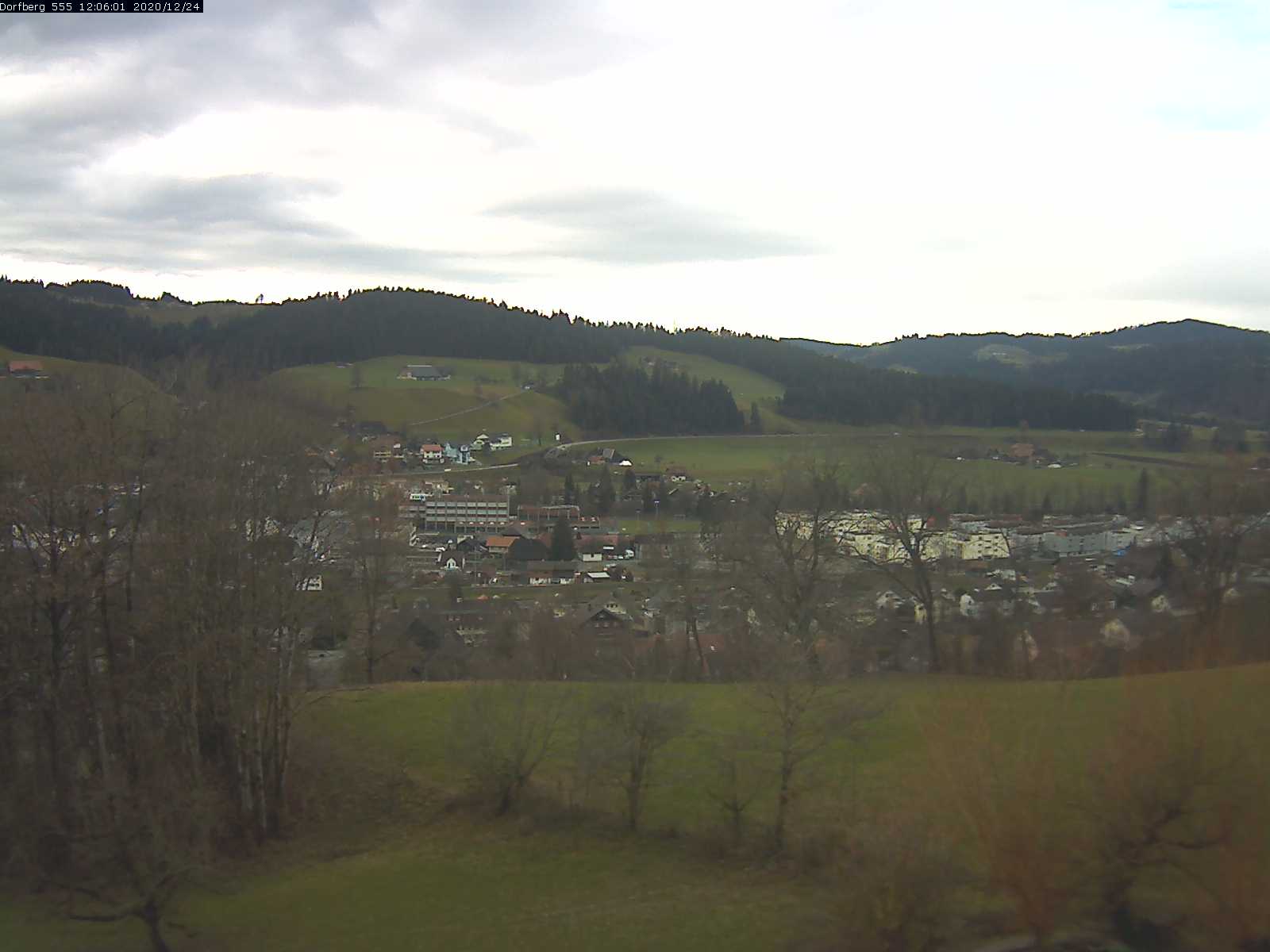 Webcam-Bild: Aussicht vom Dorfberg in Langnau 20201224-120601