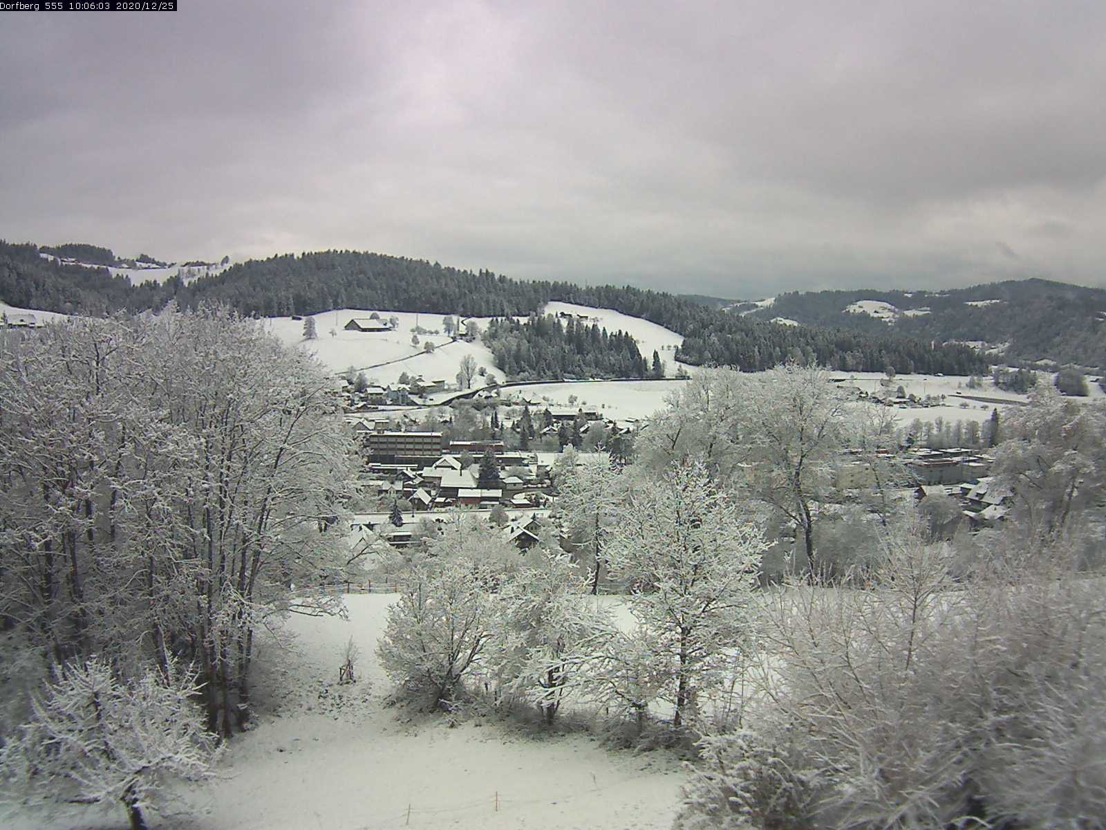 Webcam-Bild: Aussicht vom Dorfberg in Langnau 20201225-100601