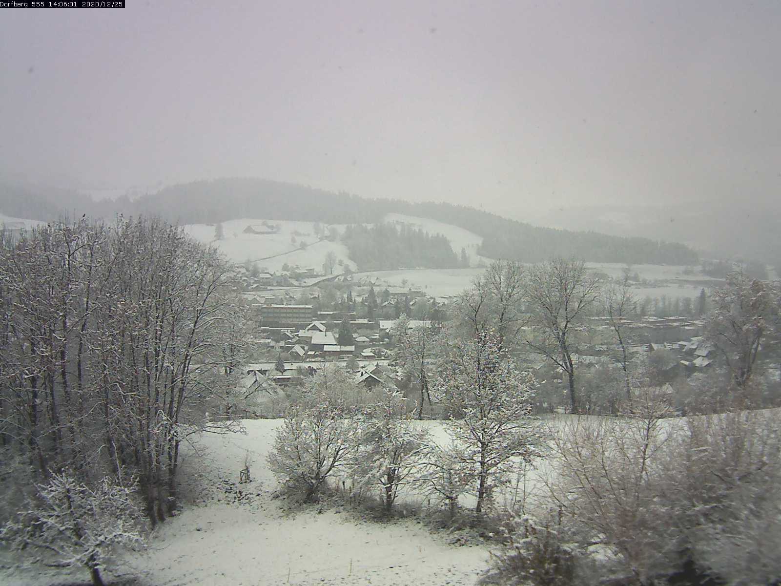 Webcam-Bild: Aussicht vom Dorfberg in Langnau 20201225-140601
