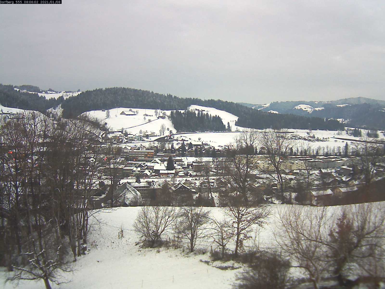 Webcam-Bild: Aussicht vom Dorfberg in Langnau 20210108-080601