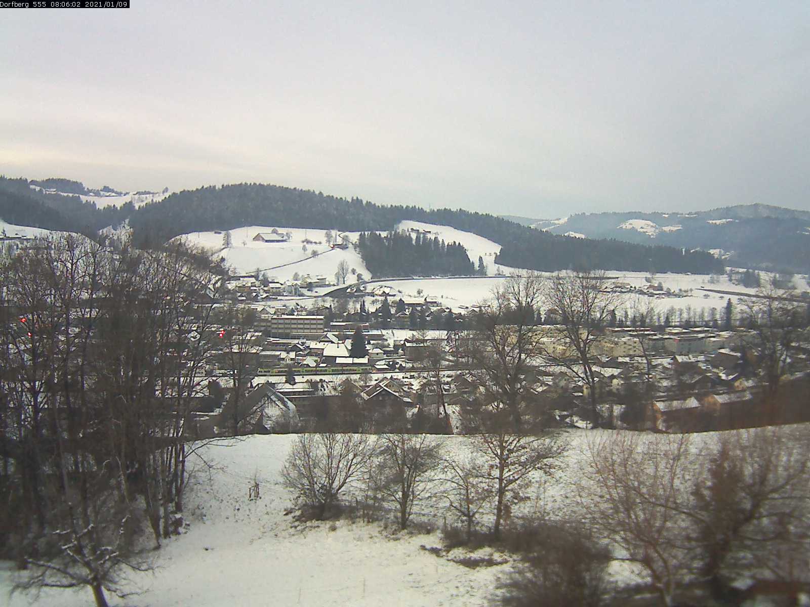 Webcam-Bild: Aussicht vom Dorfberg in Langnau 20210109-080601