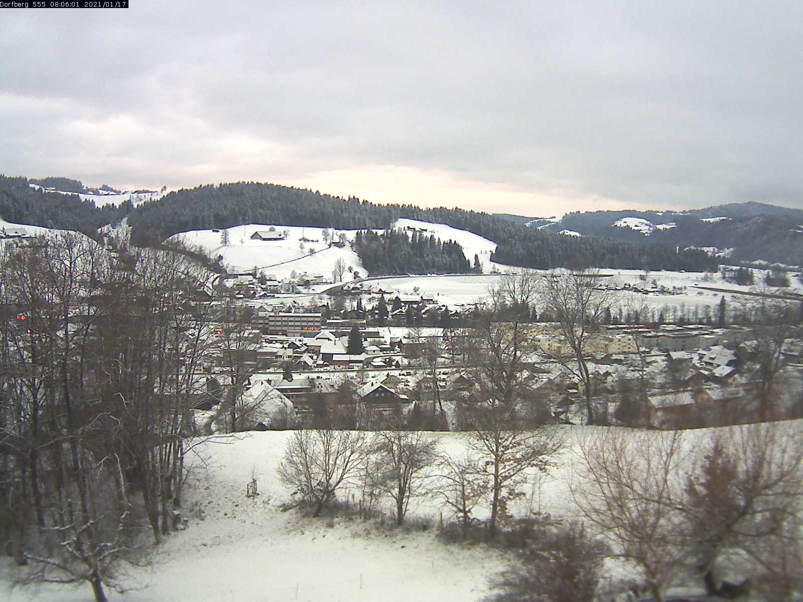 Webcam-Bild: Aussicht vom Dorfberg in Langnau 20210117-080601