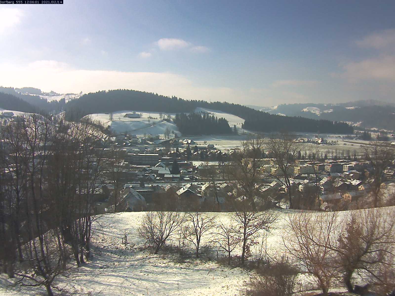 Webcam-Bild: Aussicht vom Dorfberg in Langnau 20210214-120601