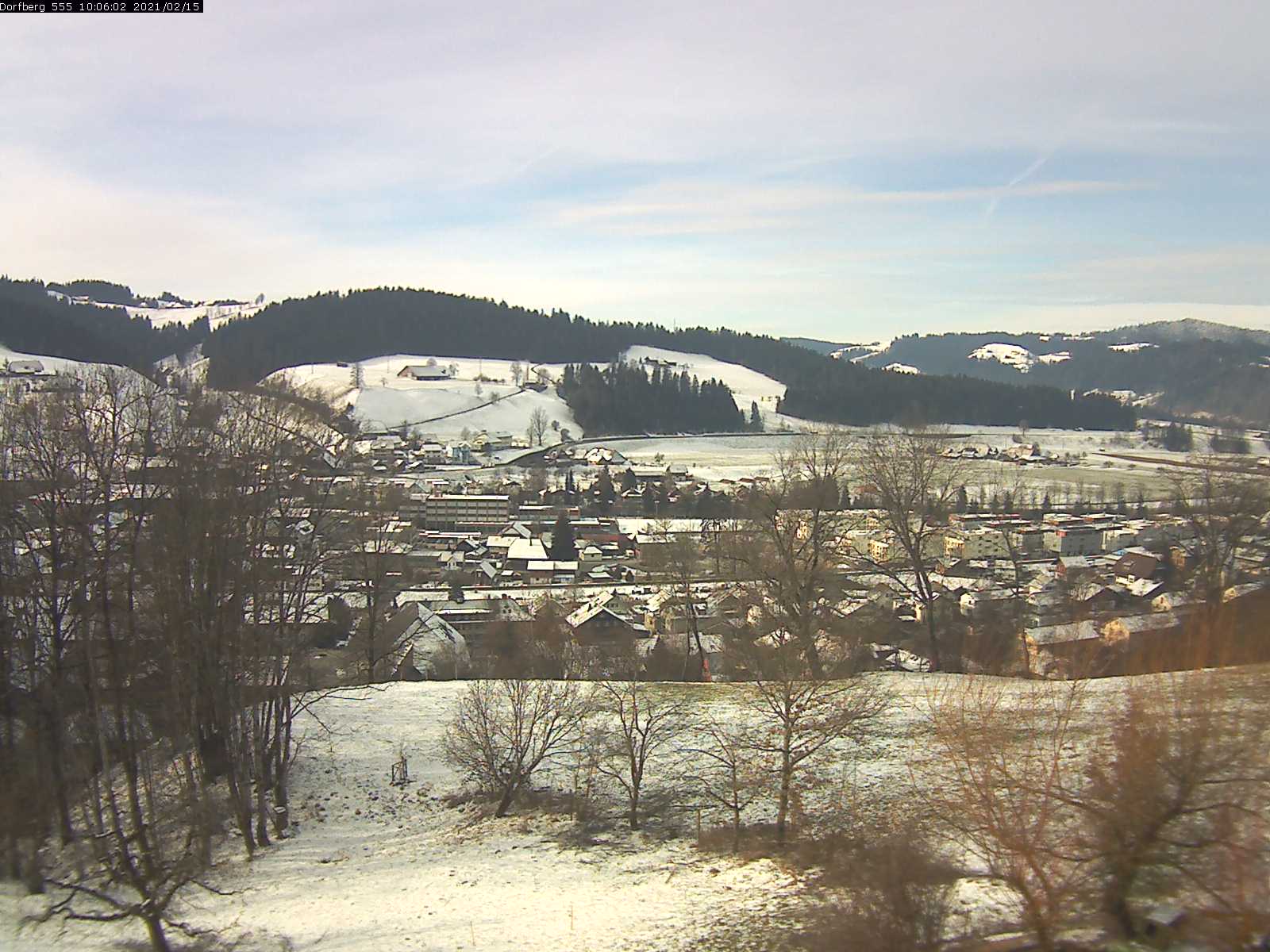 Webcam-Bild: Aussicht vom Dorfberg in Langnau 20210215-100601