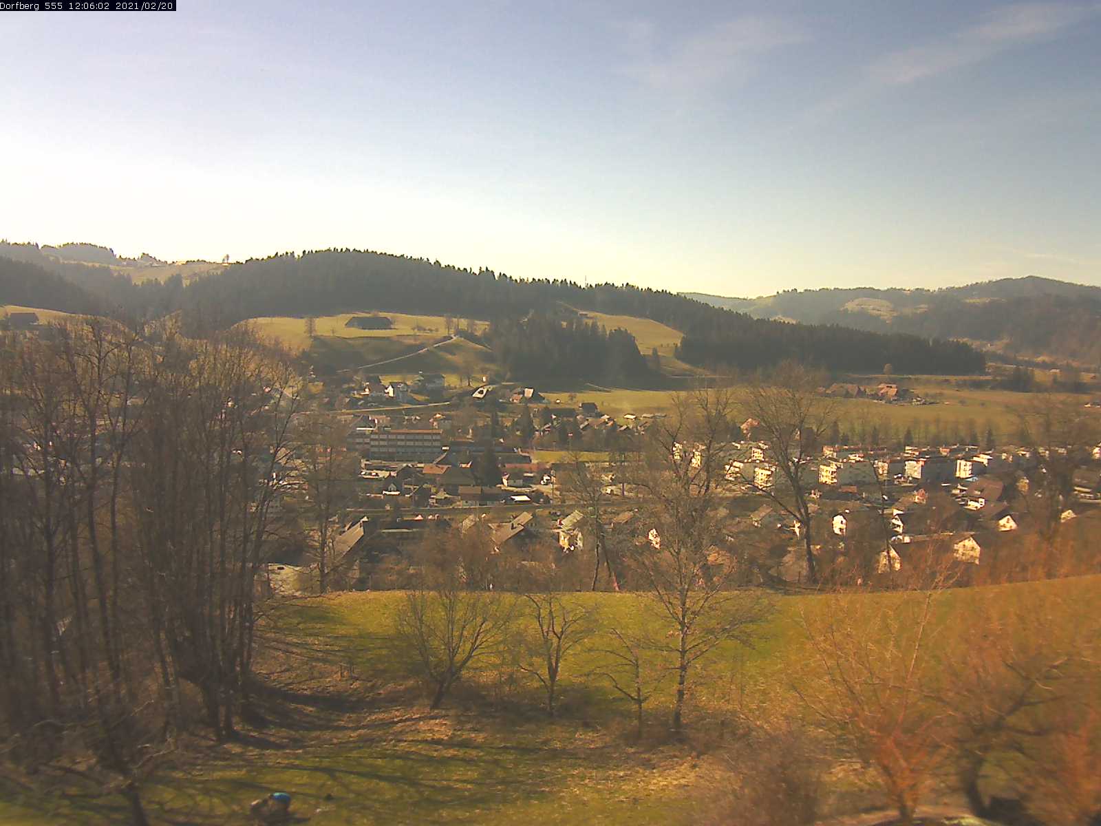 Webcam-Bild: Aussicht vom Dorfberg in Langnau 20210220-120601
