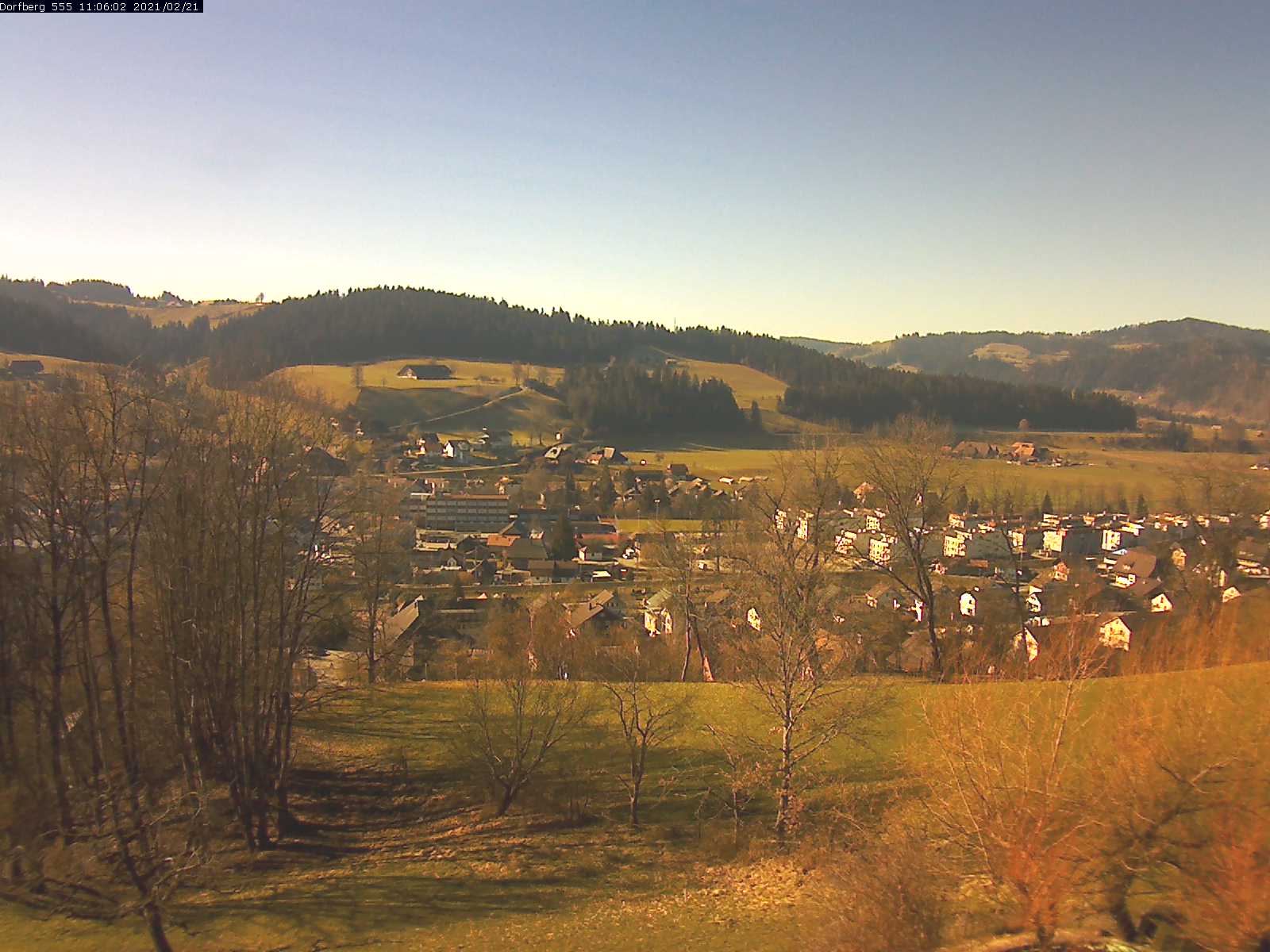 Webcam-Bild: Aussicht vom Dorfberg in Langnau 20210221-110601