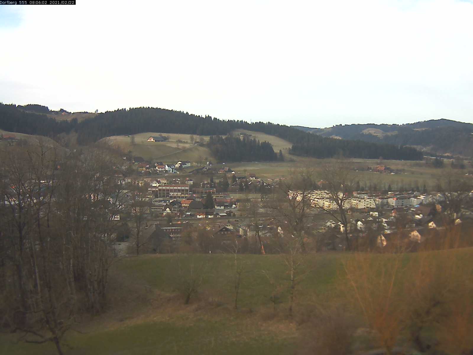 Webcam-Bild: Aussicht vom Dorfberg in Langnau 20210222-080601