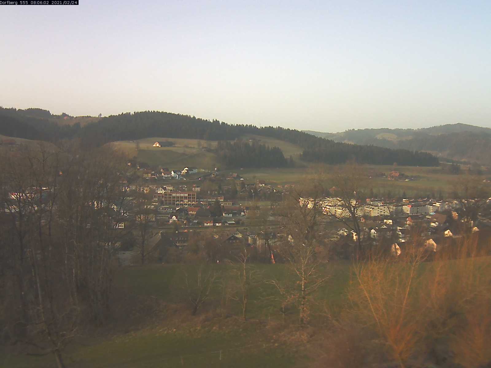 Webcam-Bild: Aussicht vom Dorfberg in Langnau 20210224-080602