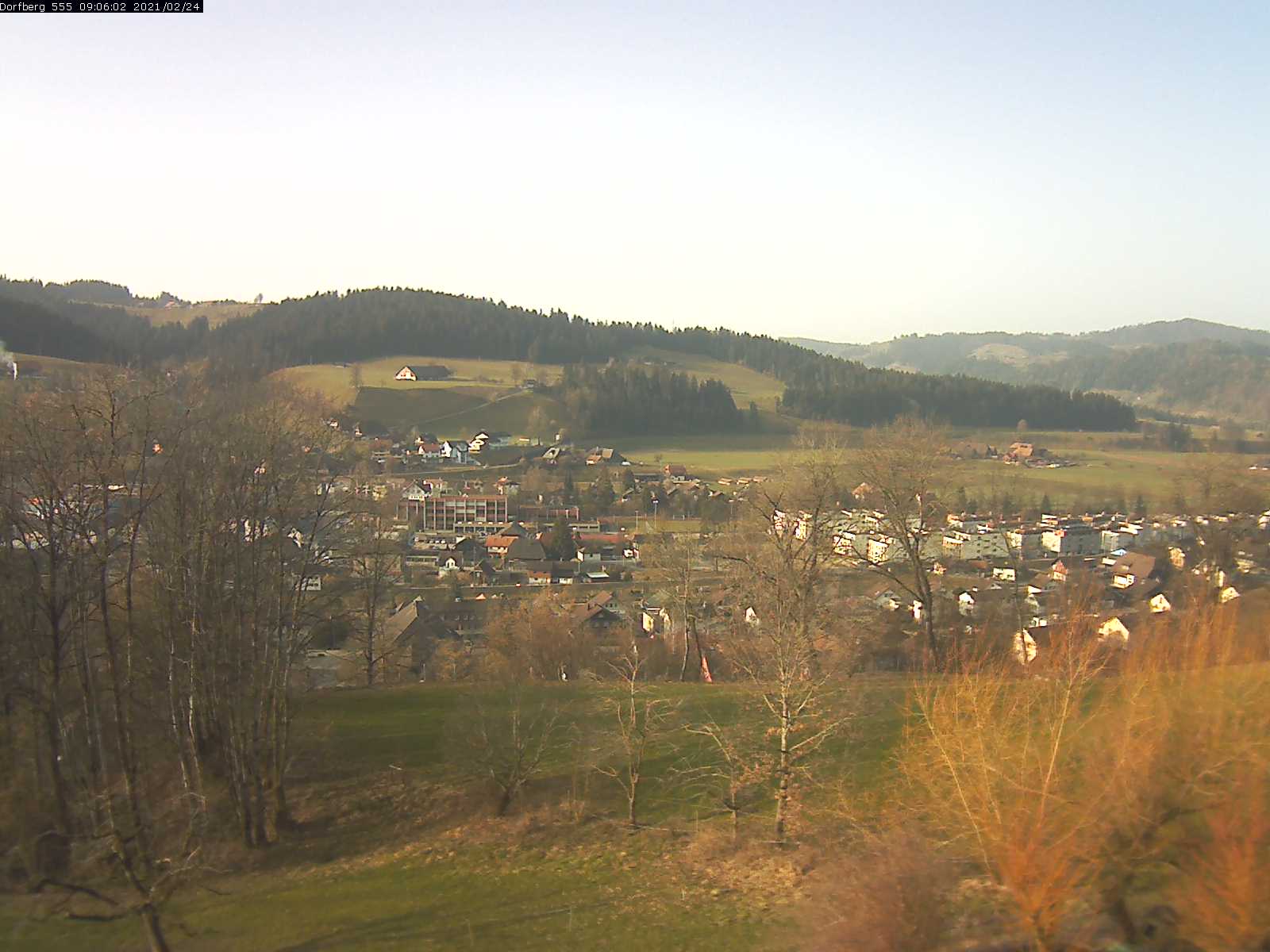 Webcam-Bild: Aussicht vom Dorfberg in Langnau 20210224-090602