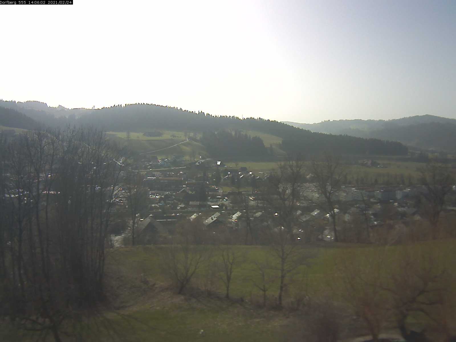Webcam-Bild: Aussicht vom Dorfberg in Langnau 20210224-140602