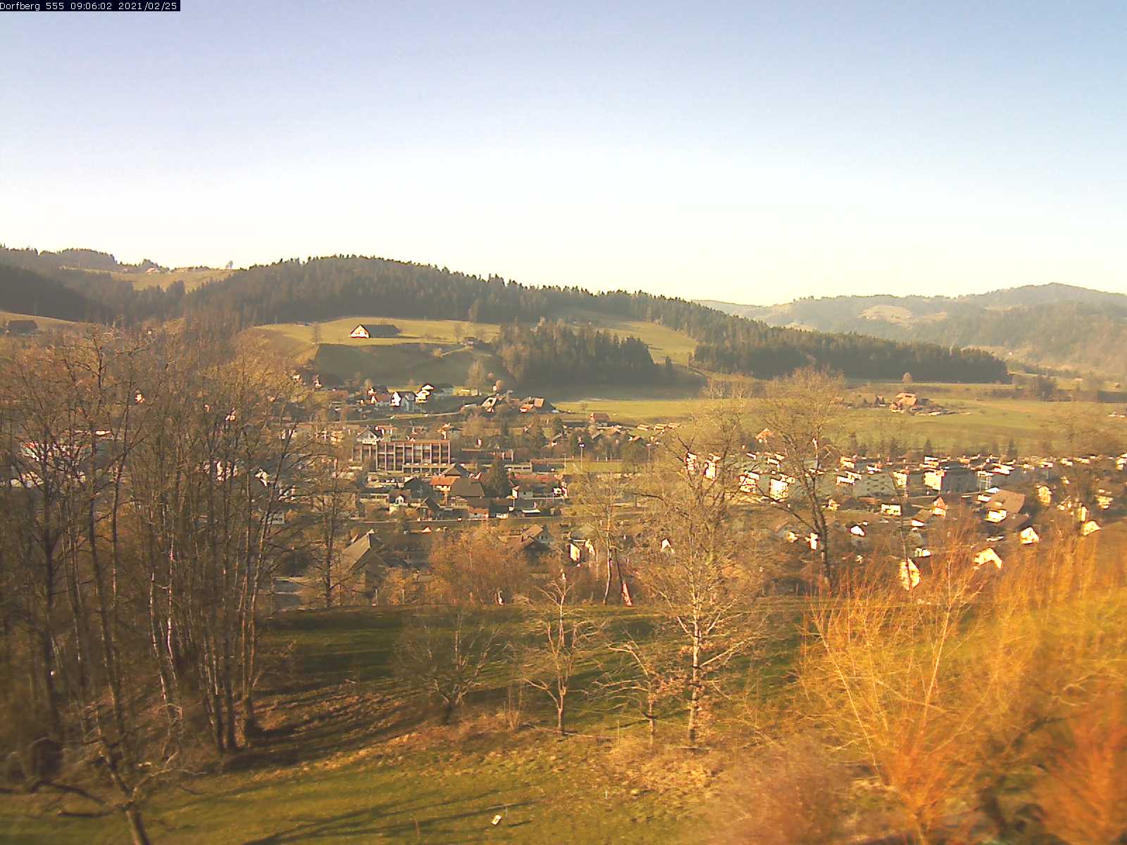 Webcam-Bild: Aussicht vom Dorfberg in Langnau 20210225-090601