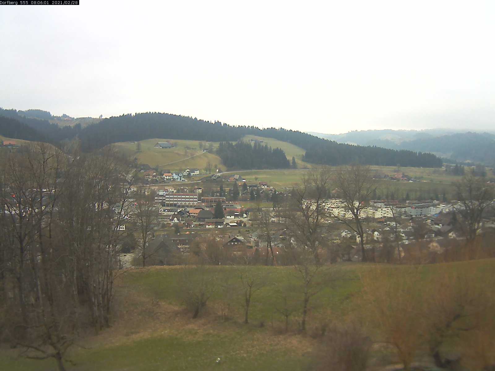 Webcam-Bild: Aussicht vom Dorfberg in Langnau 20210228-080601