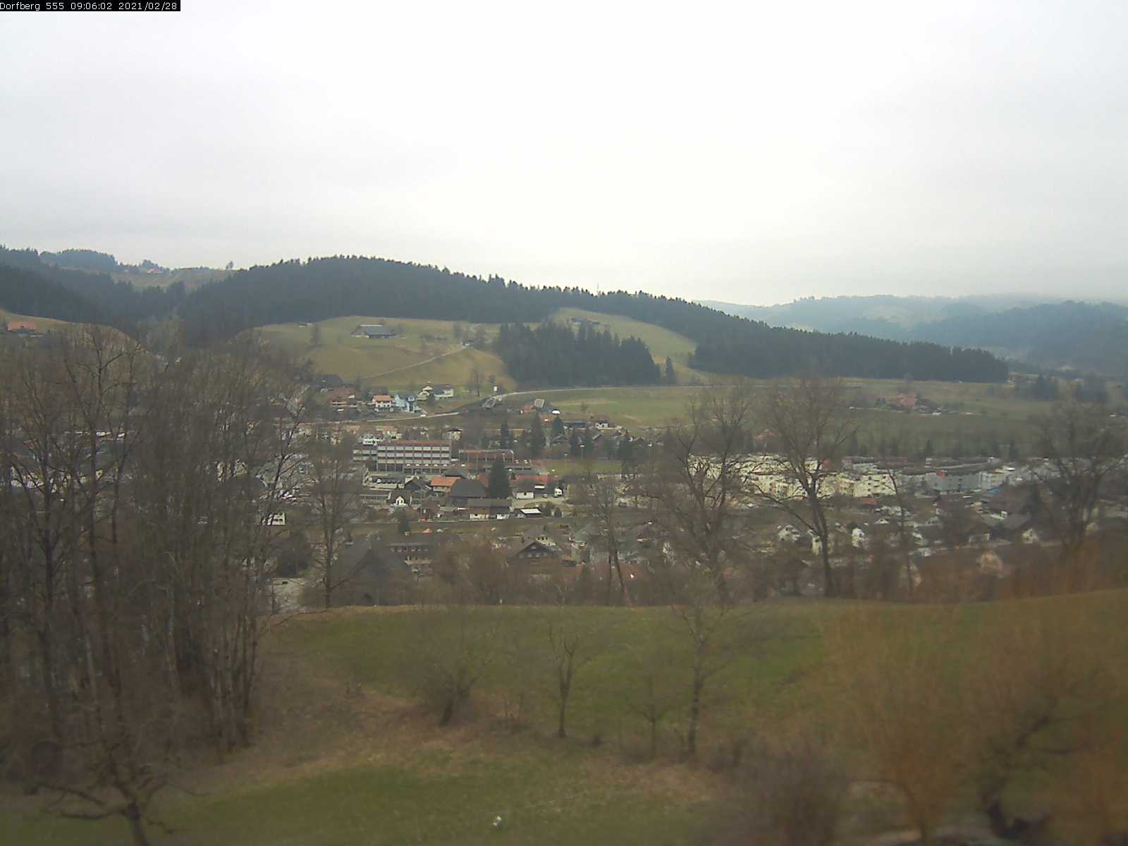 Webcam-Bild: Aussicht vom Dorfberg in Langnau 20210228-090601