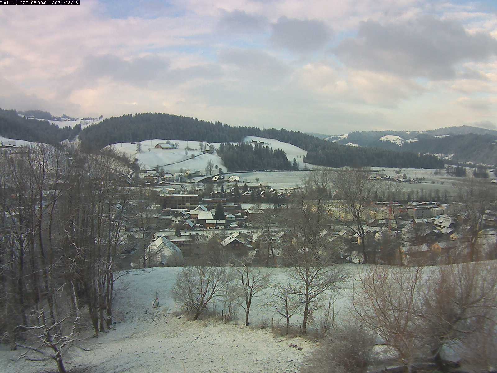 Webcam-Bild: Aussicht vom Dorfberg in Langnau 20210318-080601
