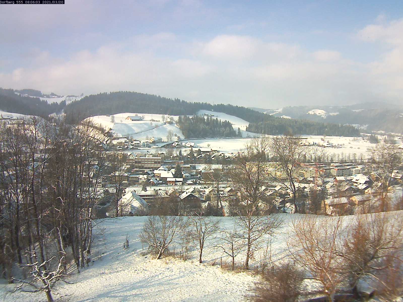 Webcam-Bild: Aussicht vom Dorfberg in Langnau 20210320-080601