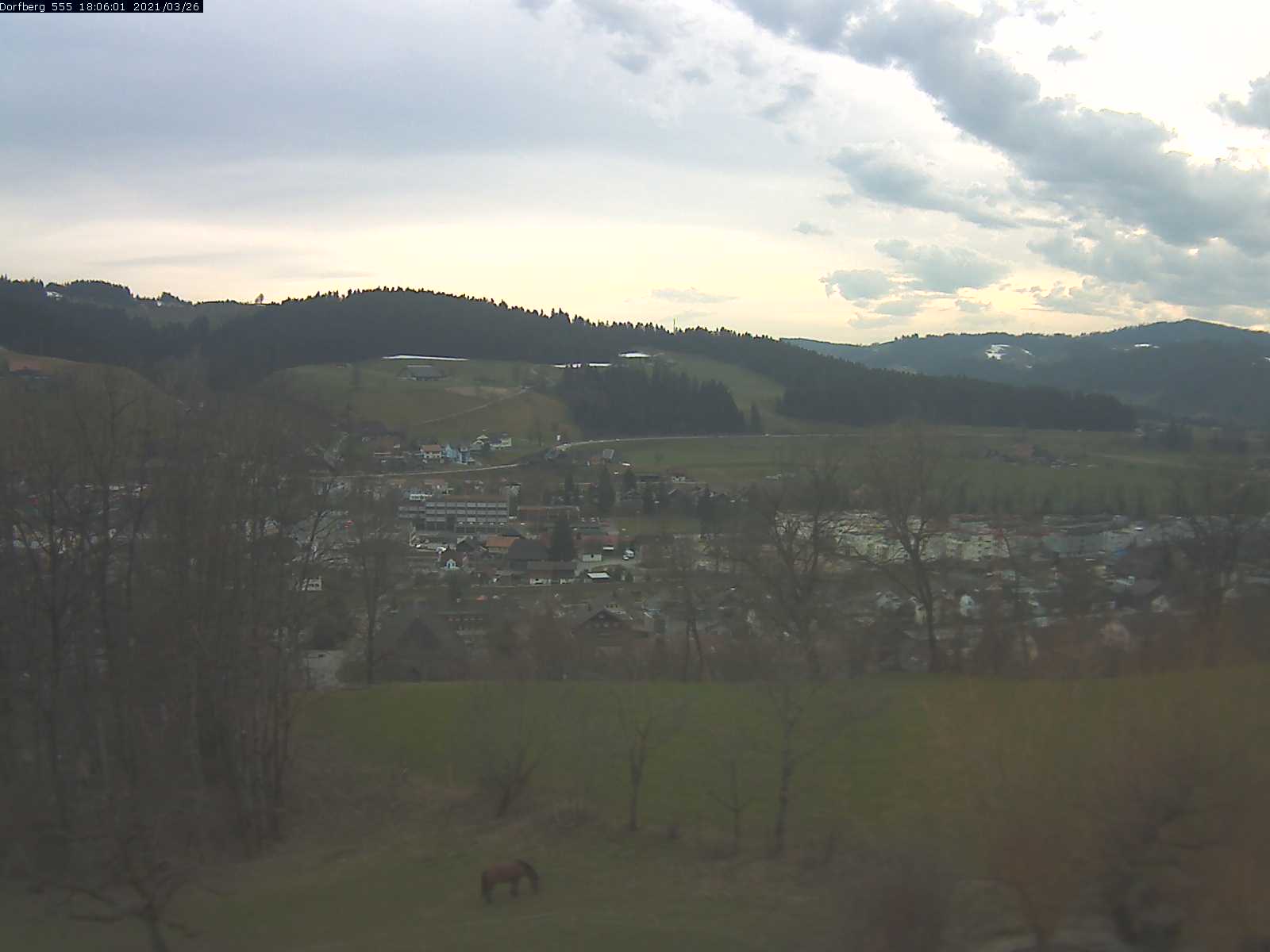 Webcam-Bild: Aussicht vom Dorfberg in Langnau 20210326-180601