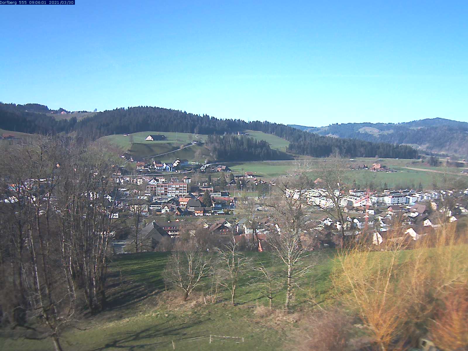 Webcam-Bild: Aussicht vom Dorfberg in Langnau 20210330-090601