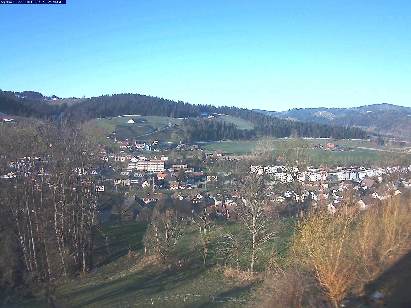 Webcam-Bild: Aussicht vom Dorfberg in Langnau 20210408-080601