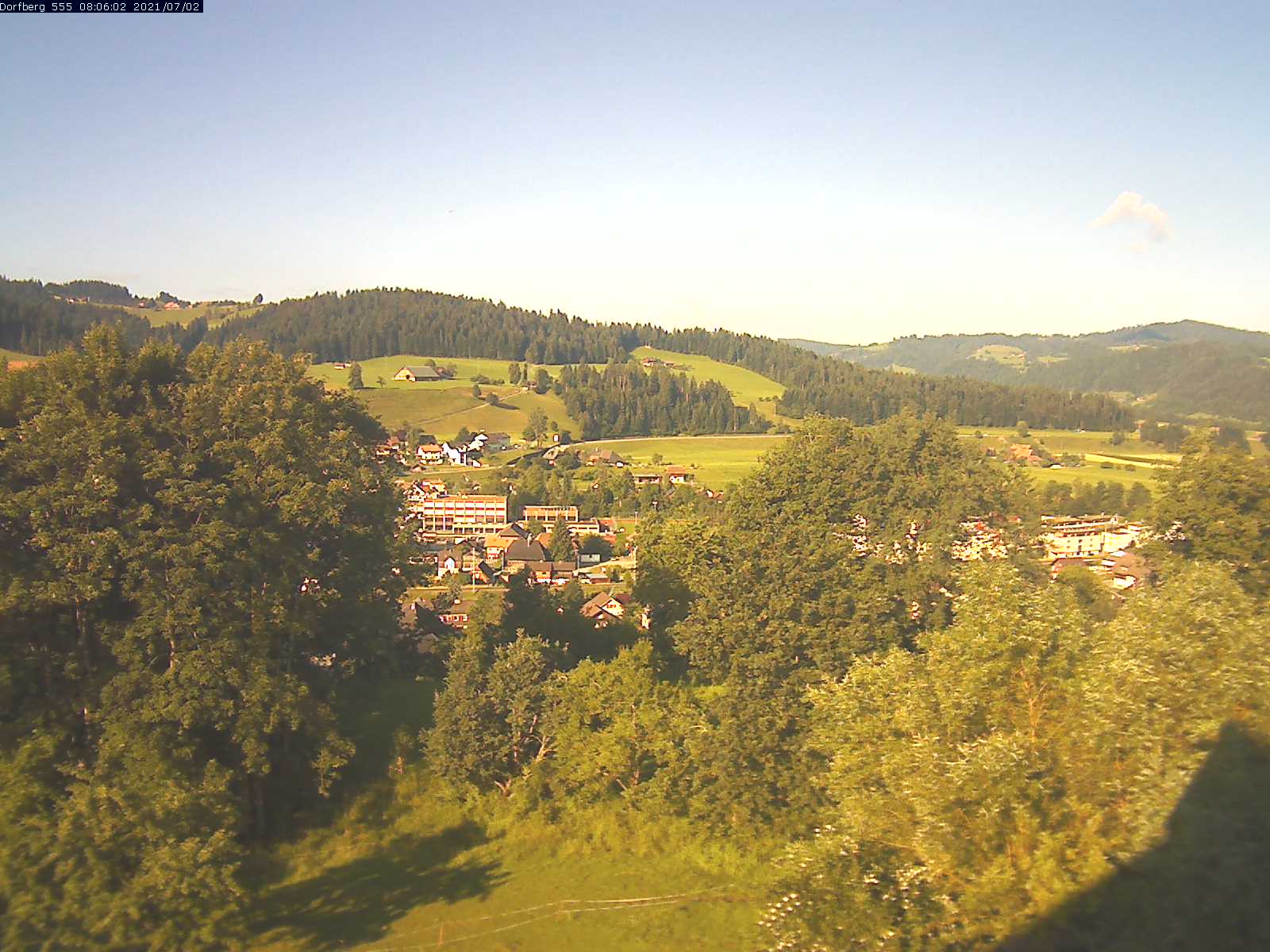 Webcam-Bild: Aussicht vom Dorfberg in Langnau 20210702-080601