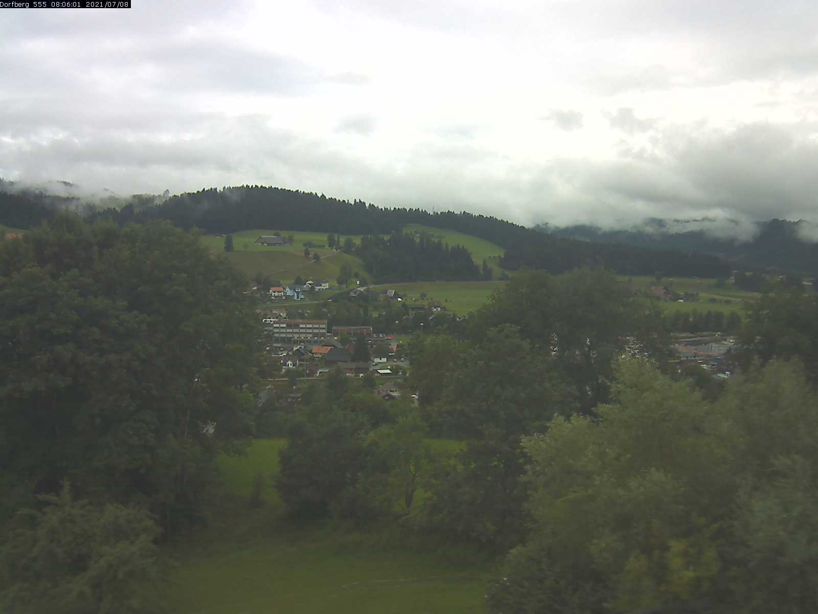 Webcam-Bild: Aussicht vom Dorfberg in Langnau 20210708-080601