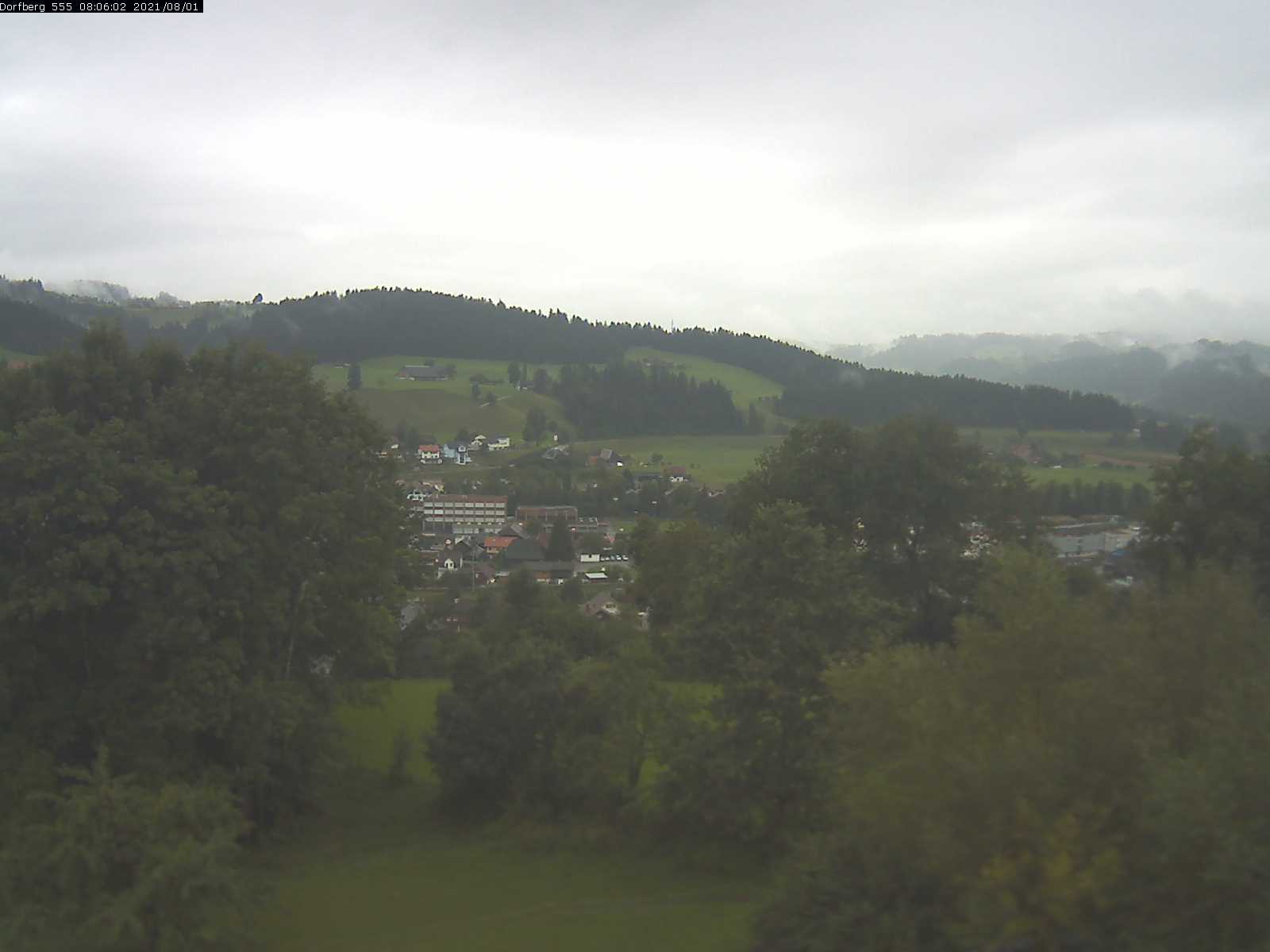 Webcam-Bild: Aussicht vom Dorfberg in Langnau 20210801-080601
