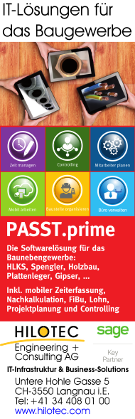 M-SOFT PASST.prime Branchenlösung fü das Baugewerbe