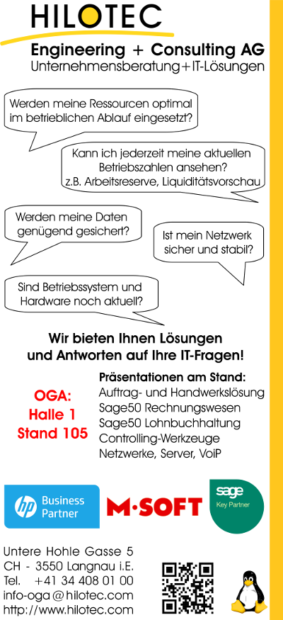 HILOTEC IT-L&ouml;sungen an der OGA