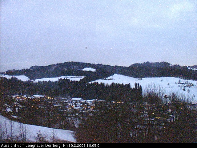 Webcam-Bild: Aussicht vom Dorfberg in Langnau 20060210-180500