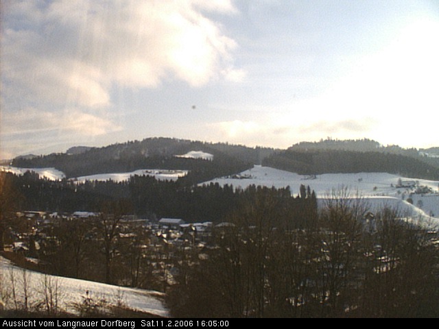 Webcam-Bild: Aussicht vom Dorfberg in Langnau 20060211-160500