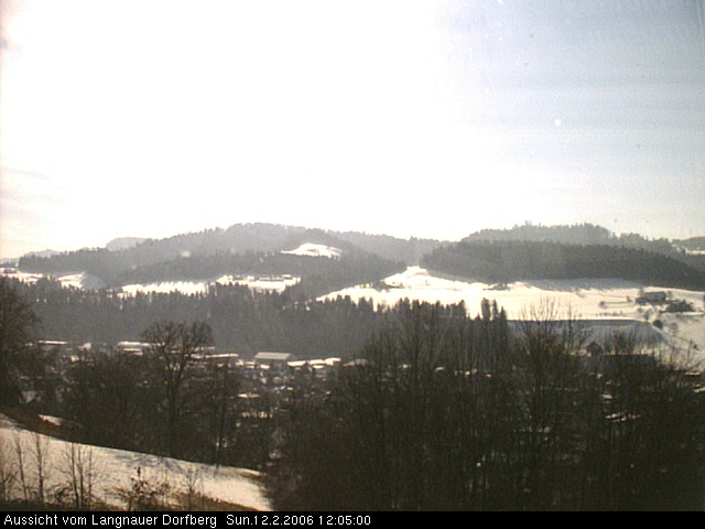 Webcam-Bild: Aussicht vom Dorfberg in Langnau 20060212-120500